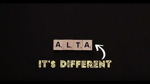 Using alta in Your Course