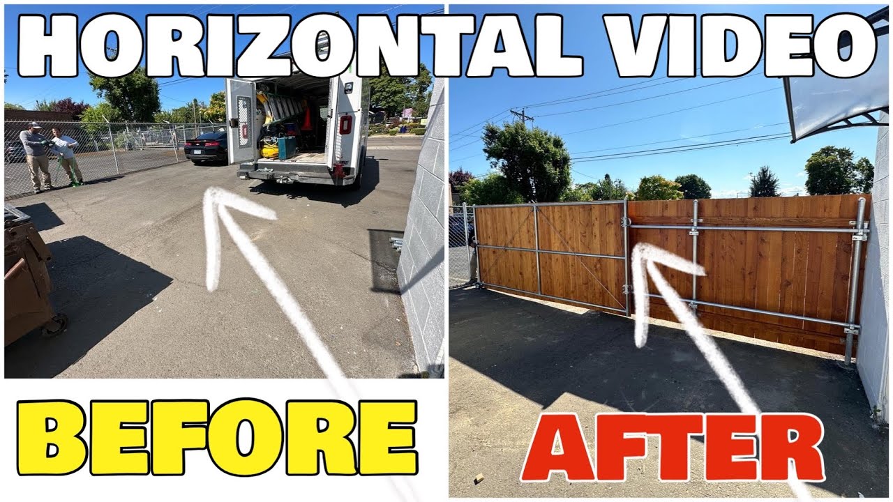 How To Install Fence Pickets On A Galvanized Steel Chain Link Fence