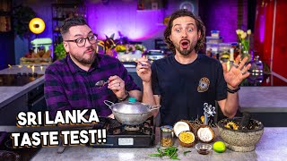 British Cooks Taste Test Sri Lankan Food & Cooking Methods!! | Sorted Food