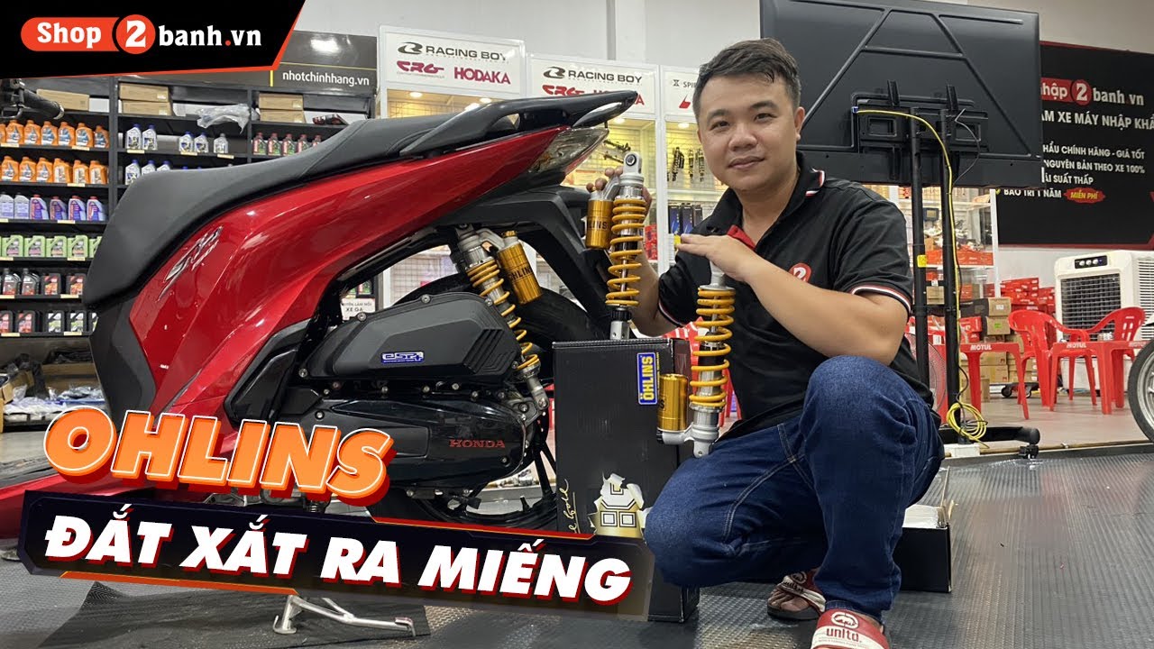 Tổng hợp phuộc Ohlins chính hãng cho các dòng xe: Monkey, Wave, SH, SH350, AB, Lead, Exciter, Click