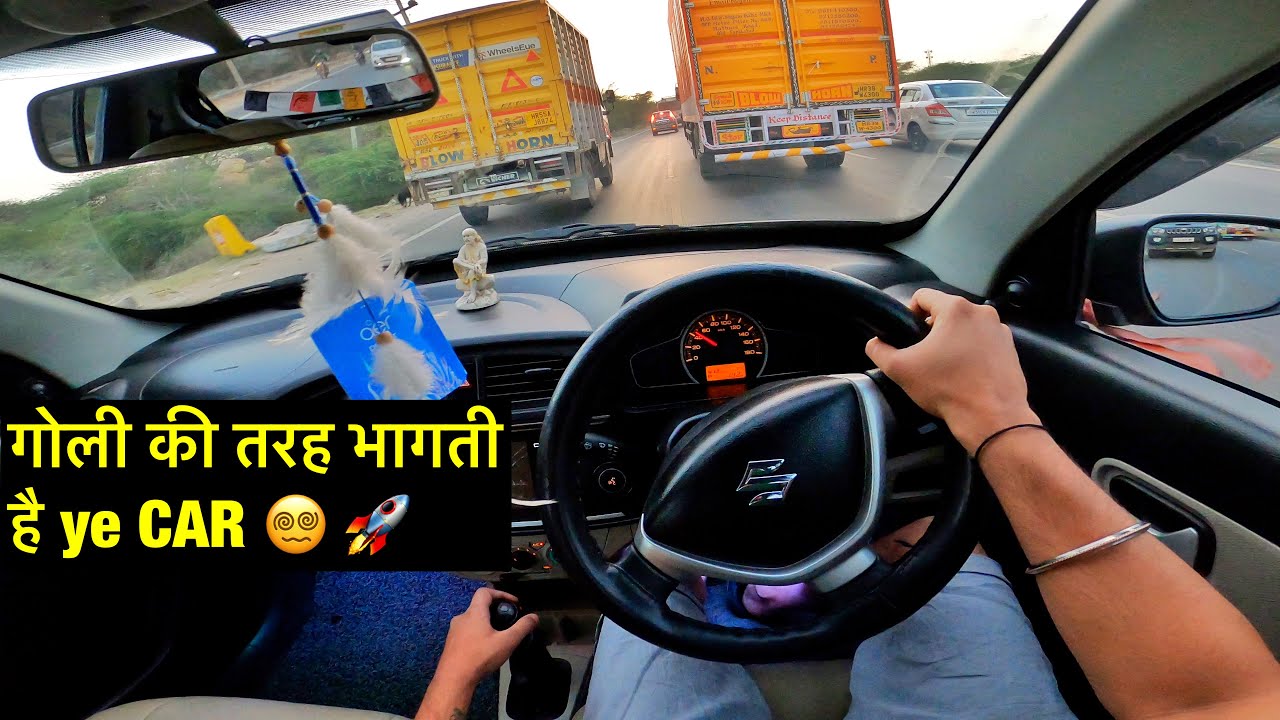 Crazy Evening Alto vxi plus drive on DelhiJaipur Highway Raw highway