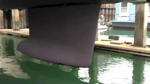 Jeanneau 57 Sailboat Launching Splash After New Bottom Paint By: Ian Van Tuyl at IVTyachtsales