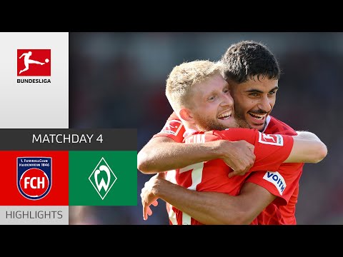 Heidenheim 1.FC Werder Bremen Goals And Highlights