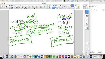 Multiplying and Factoring Polynomials Pre Assessment Video
