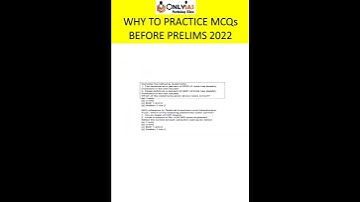 Mock Tests For UPSC | Why to Practice MCQs Before Prelims 2022 | CSE | OnlyIAS