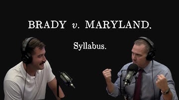 Brady v  Maryland