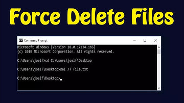 How to Force Delete a File Windows 10 [ English ]