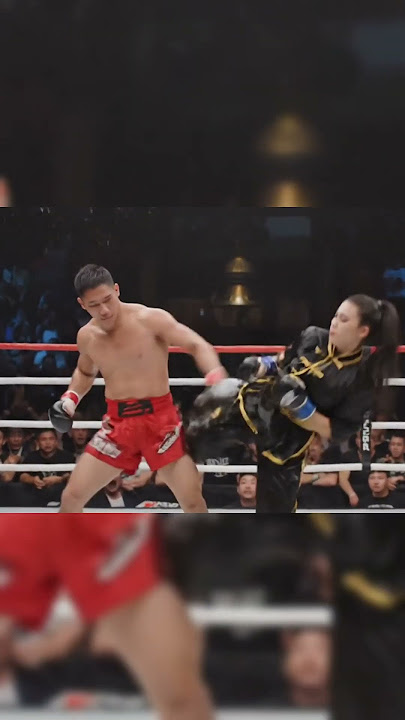wanita cantik ini mrngalahkan pria sombong ini #boxing #ufc #mma #byon #sports #shortvideo