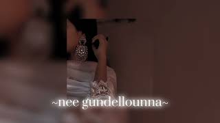 Nee Gundellounna - Saloni & Bilal Shahid || sped up + reverb