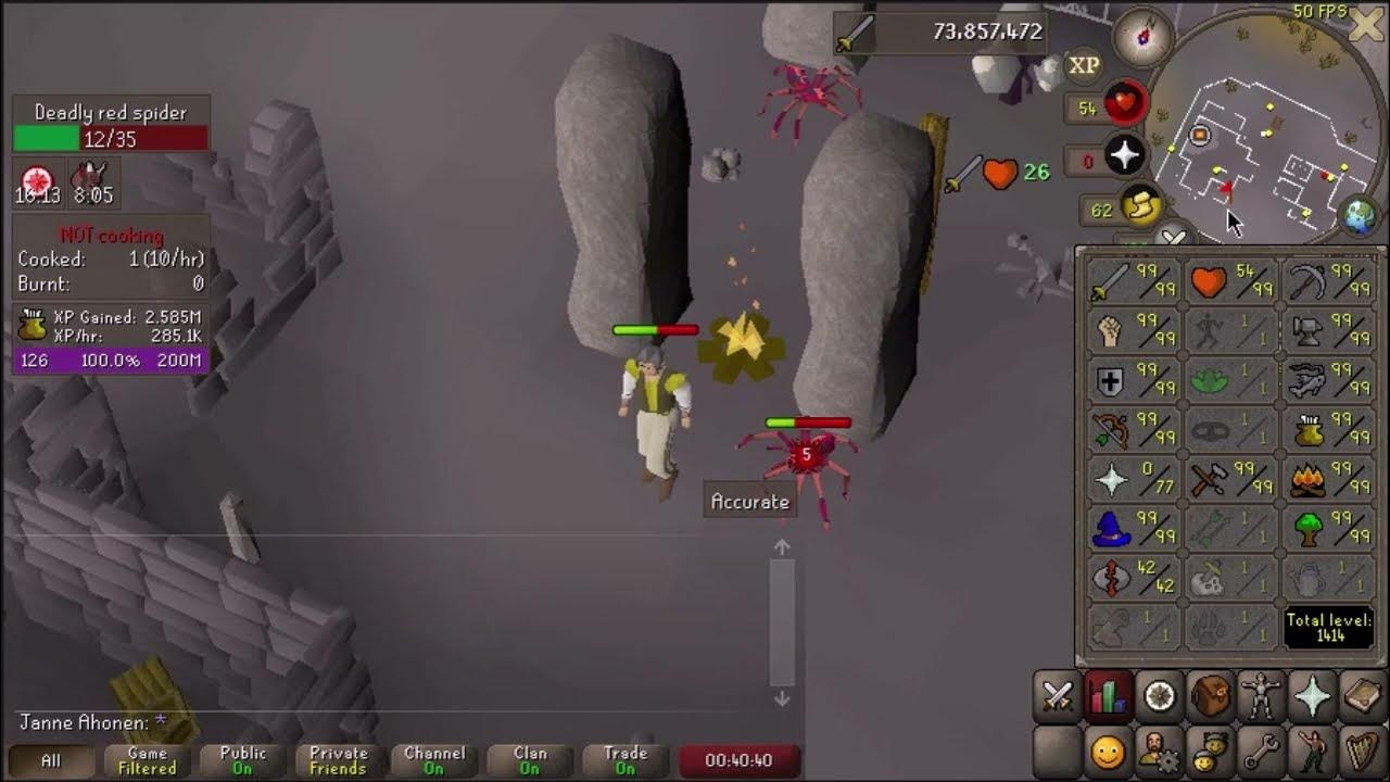 OSRS 200M Cooking XP Janne Ahonen YouTube