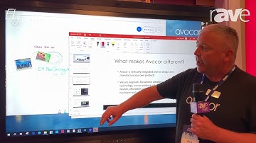 E4 Experience: Avocor Demos How the Windows Collaboration Display Works