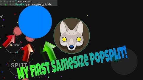 FIRST SAMESIZE POPSPLIT ON BLOB?(MY BLOB YOUTUBE SKIN)NEBULOUS DOUBLE CANON ICESPLIT EPIC DESTROYING