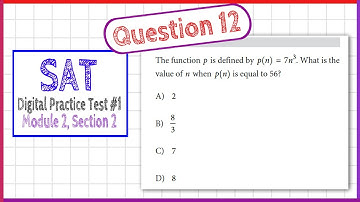 Question 12 from SAT Digital Practice Test 1, Module 2, Section 2