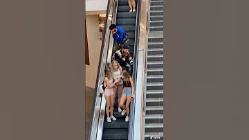 Oh Baby When You Talk Like That Escalator Prank 