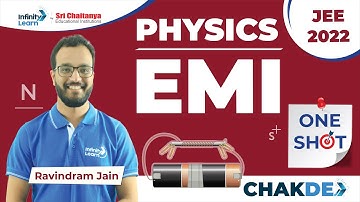Electro Magnetic Induction in One Shot | Chak De | #JEEPhysics 2022 | Ravindram Sir | Infinity Learn
