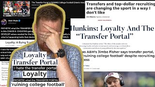 Loyalty & The College Football Transfer Portal: A Really Dumb Argument | The Touchback