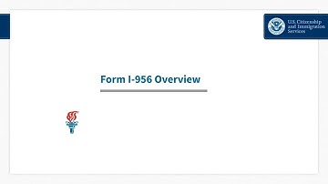 Overview of Form I-956, Application for Regional Center Designation