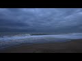 Cloudy sea waves sleep dark cloudy relaxing 4k ocean sounds deep  sleeping