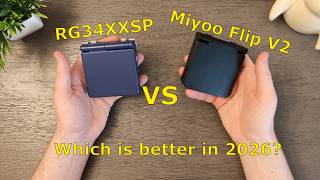 Which is better Miyoo Flip V2 vs RG34XXSP Comparison