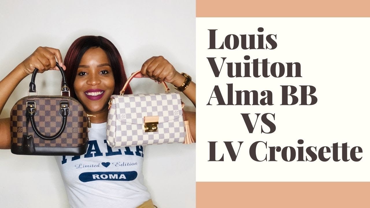 Louis Vuitton Croisette vs Alma BB 
