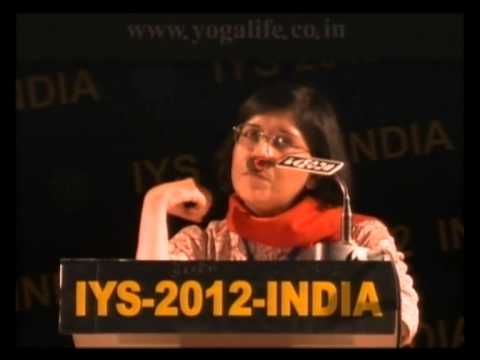 Opening Ceremony of IYS-2012, Guest Speaker - Dr S...