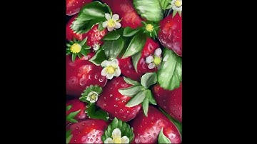 Strawberries Procreate Timelapse