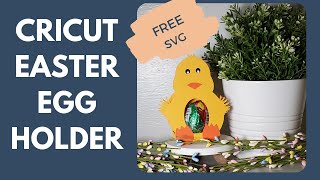 Cricut Easter Egg Holder | FREE SVG Available To Use In Cricut Design Space