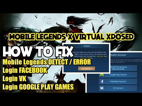 How to login your Account on Mobile Legends Virtual Xposed | Unlock Mode HFR all Android