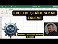 Excel'de Şeride Sekme Eklemek