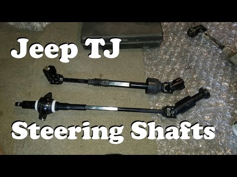 Steering Shaft Replacement 1999 Jeep Wrangler - YouTube