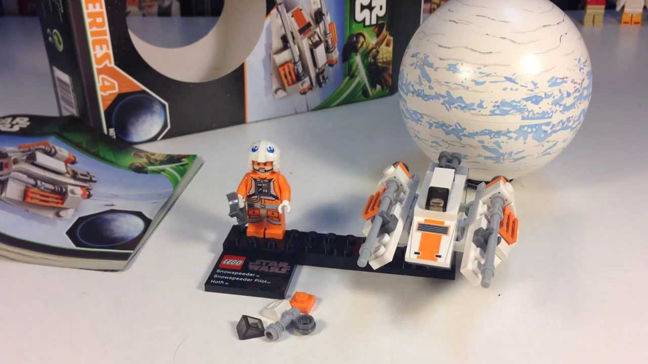 LEGO Star Wars Planet Series 4 75009 Hoth and Snowspeeder ...