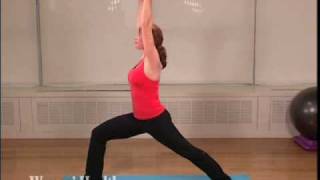 Warrior 1 Front Raise to Full Back Extension