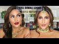 Diwali 2019 - Two Full Looks Hair & Makeup!  | Ami Desai