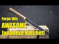 Forging an AWESOME Japanese Hatchet!