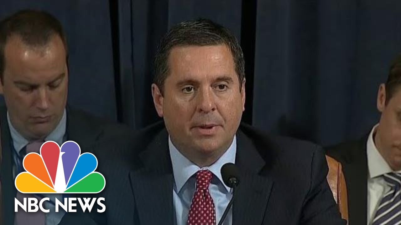 Devin Nunes: Impeachment Inquiry Is 'Carefully Orchestrated Media Smear Campaign' | NBC News