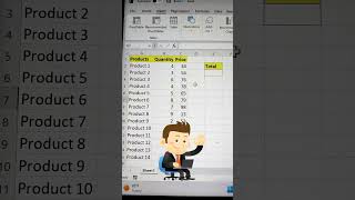 sum product function in excel 🔥 | best excel interview question in excel 😎 #howto #excel #exceltips