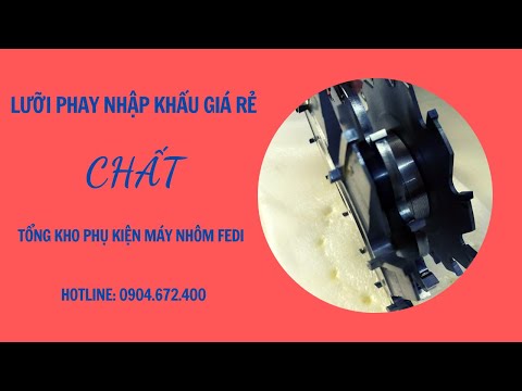 Video Máy làm cửa nhôm fedi//Lưỡi phay đố nhôm xingfa nhập... - youtube