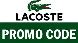 lacoste promo code july 2019