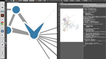 Hanpuku: Editing a Force-directed Graph with Illustrator