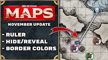 D&D Beyond Maps Dev Update: Ruler, Hidden Tokens, & More