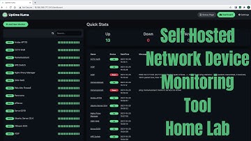 Uptime Kuma | FREE | Open Source | Self-hosted Monitoring Tool | Home Lab |Like Aruba Cape Sensor |
