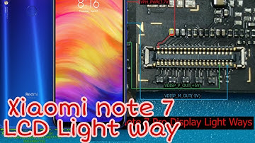 Mi note 7 blank display... lcd light problem solution💯🆗
