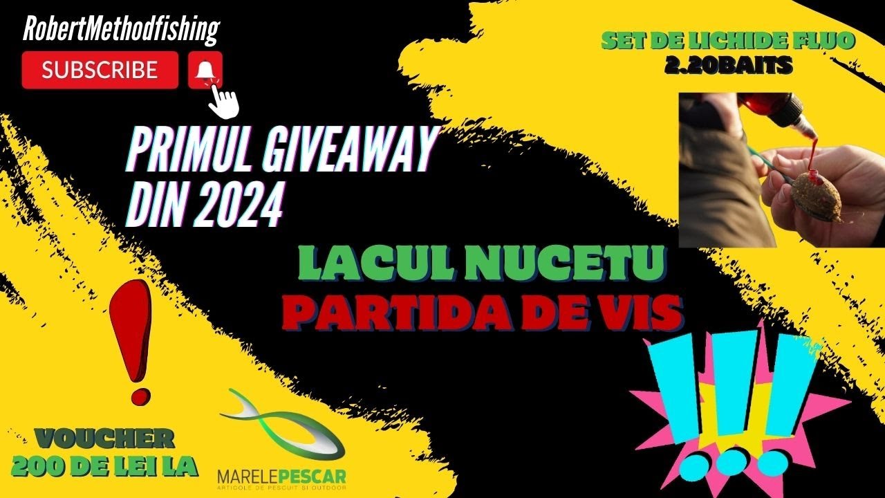 Prima partida din 2024 pe Lacul Nucetu vine cu primul GIVEAWAY!❤❤❤