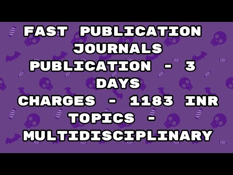 Fast Publication Journals