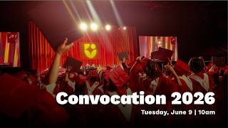 Convocation 2026: Ceremony One (Tuesday, June 9 | 10:00 a.m.)