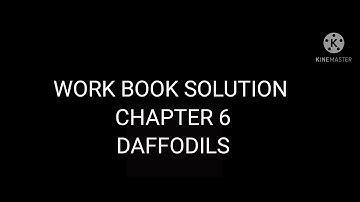 ICSE&CBSE Treasure Trove vol.1 class 9&10 workbook solution Chapter 6 DAFFODILS #ICSE #CBSE #CE