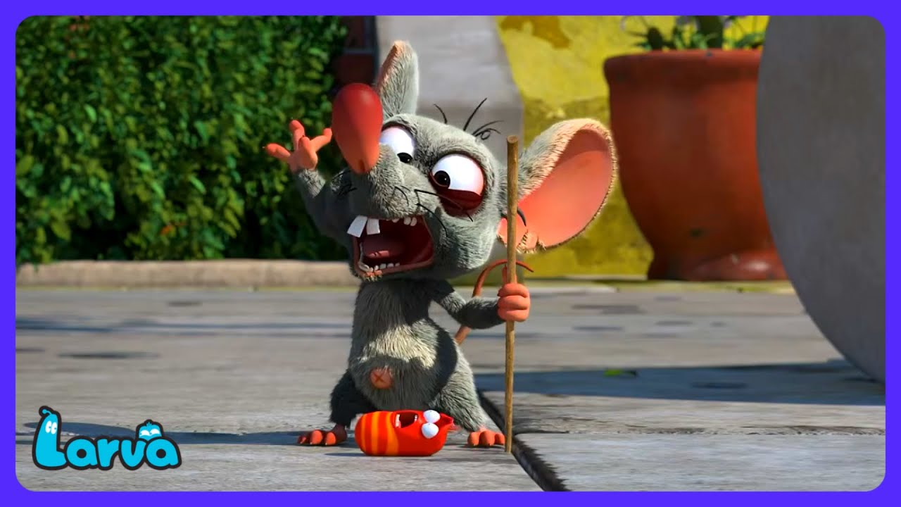 Larva - Stuck in a Straw! | Kids Cartoons | WildBrain Haunted House