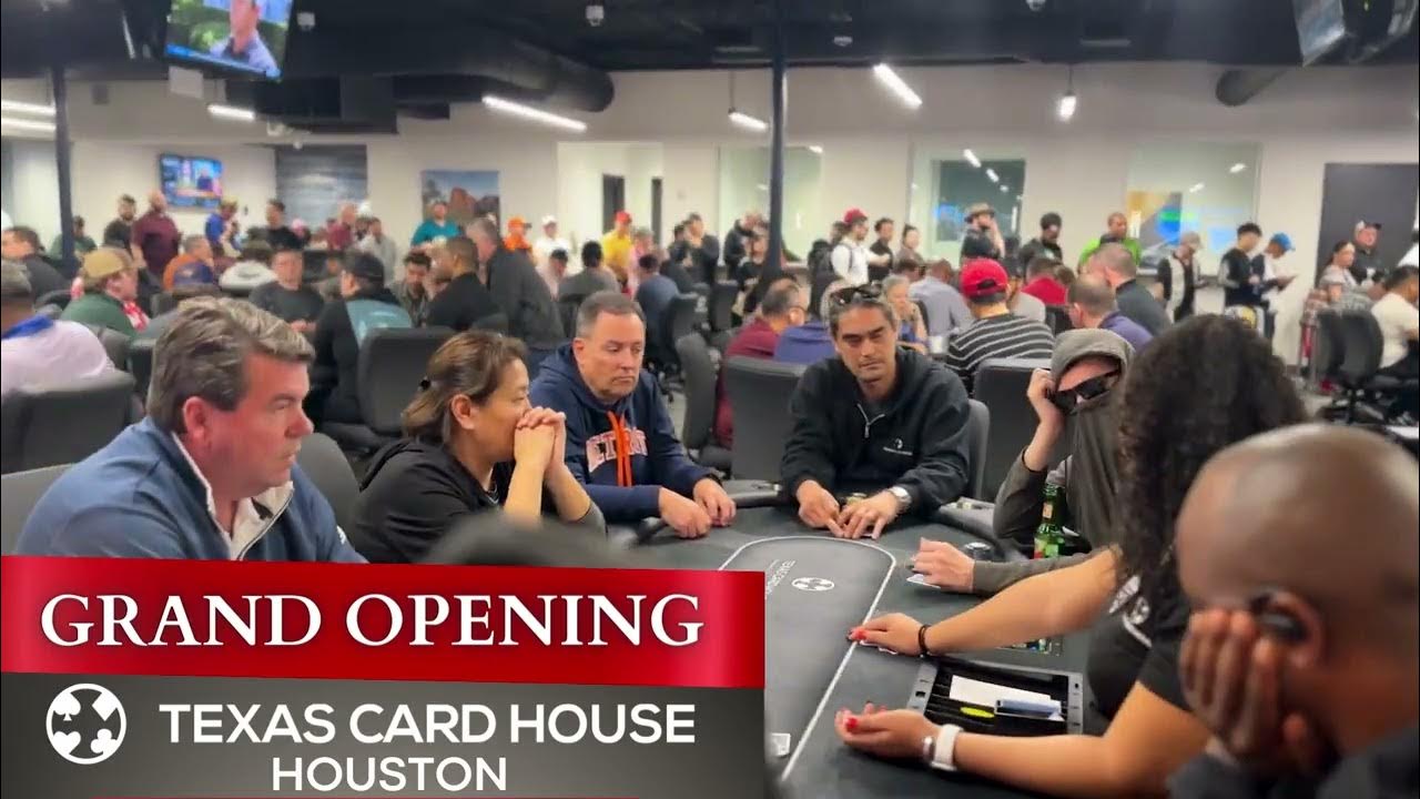 Texas Card House Houston Grand Opening! YouTube