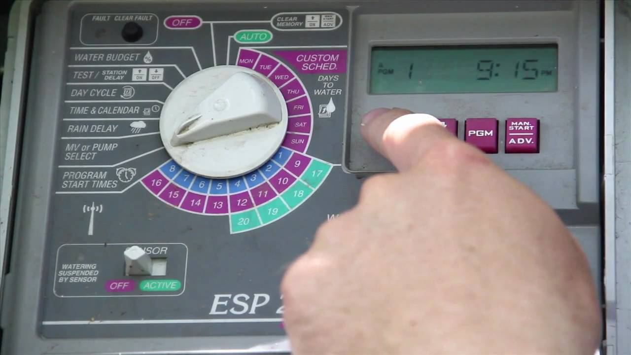 Rain Bird Esp Lx Programming Chart