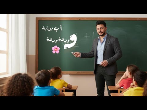 حرف و وردة وردة أ ب بوباية محمدنور    